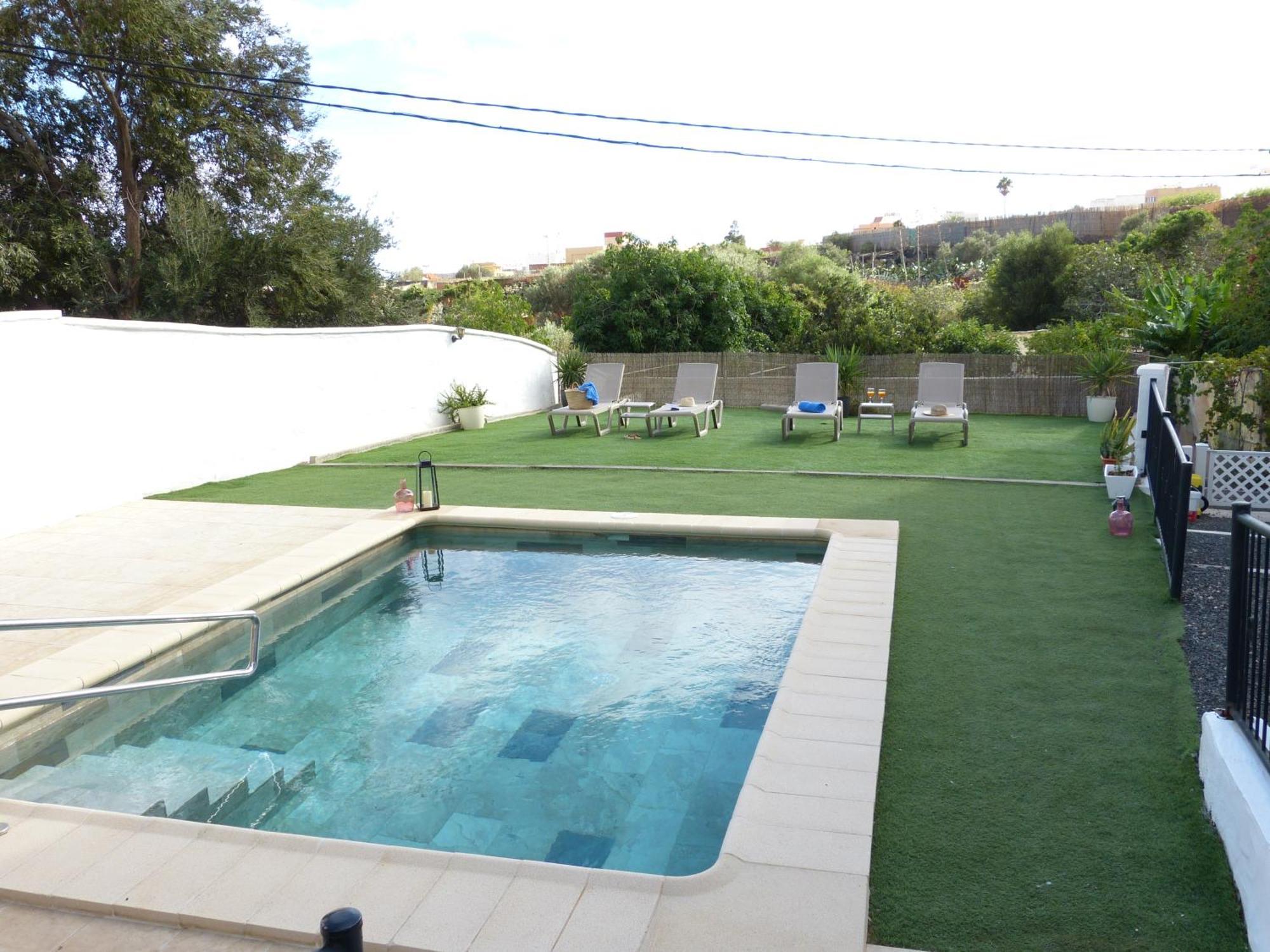 Villa Alto Arena piscina privada climatizada Ingenio Esterno foto